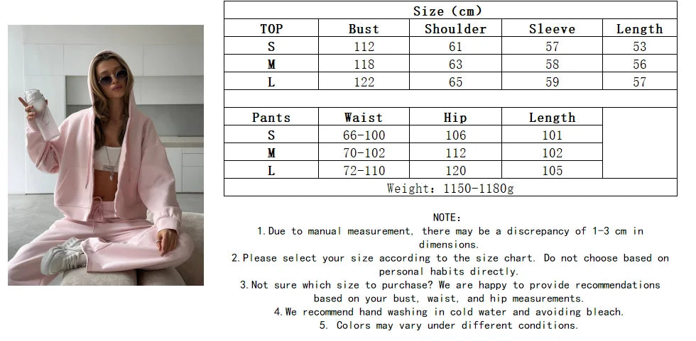 Hirsionsan 2026 Cross border Yellow Hooded Zipper Hoodies Set Casual Cardigan Drawstring Wide Leg Sport Pants Two Pieces Set